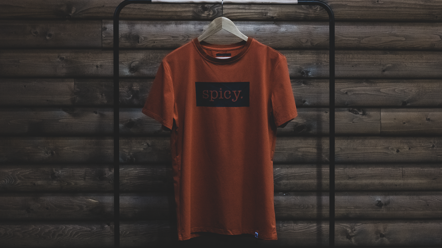 spicy clothing burnt orange fitness wear