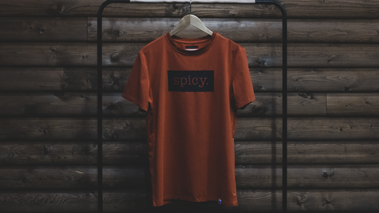 spicy clothing burnt orange fitness wear